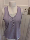 Casual Comfort 20/22 Lilac Sleeveless Blouse Top