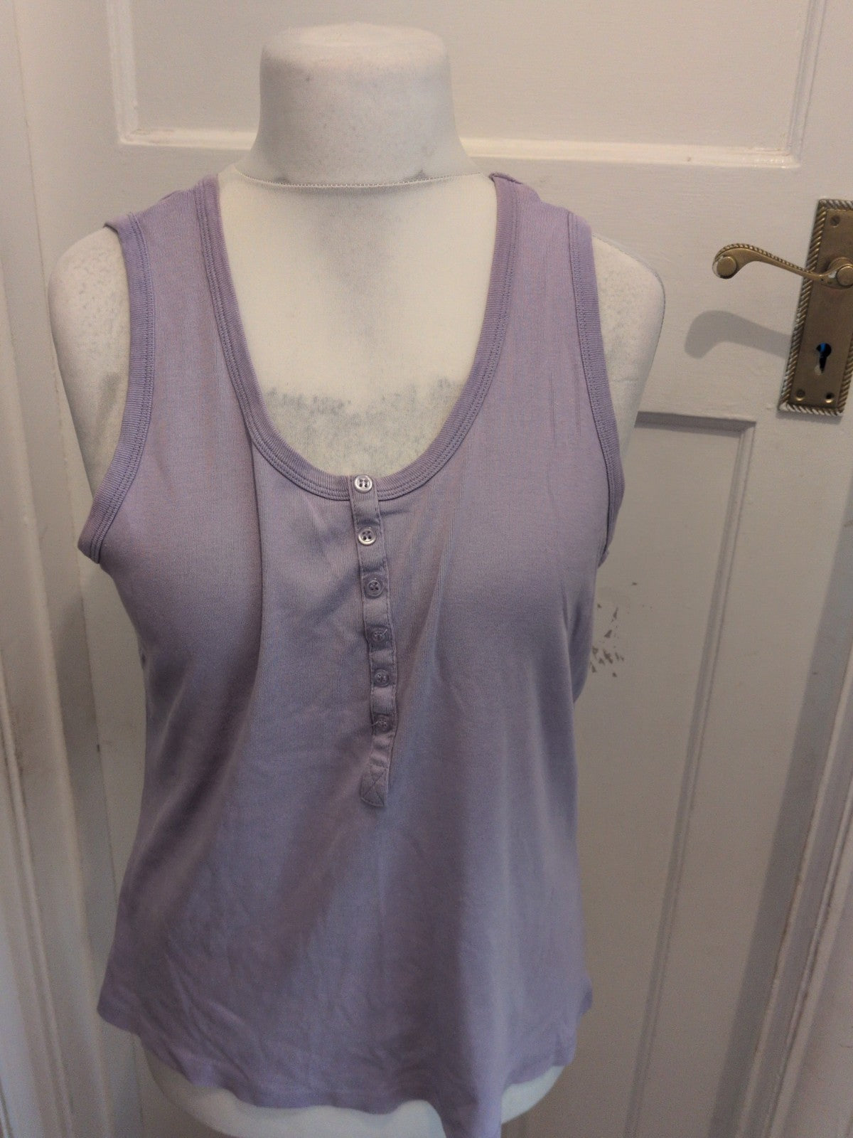 Casual Comfort 20/22 Lilac Sleeveless Blouse Top