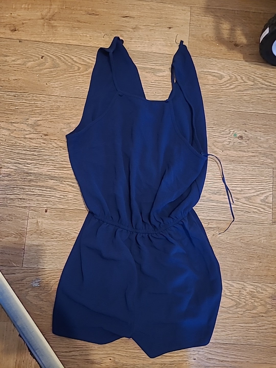Ladies Primark Size 10 Navy Blue Sleeveless Playsuit