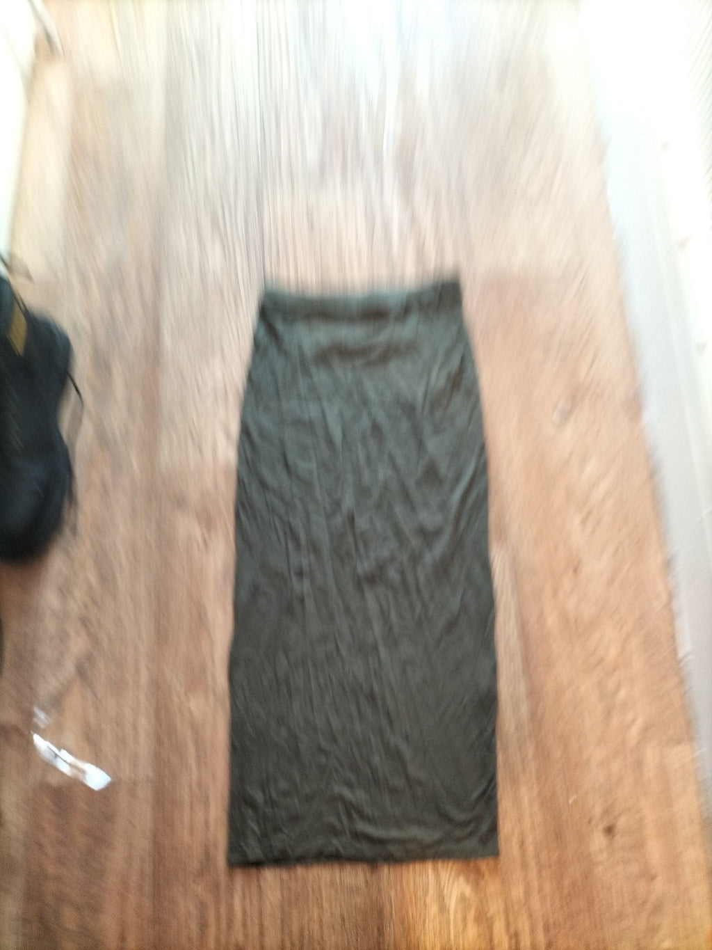 Ladies Prettylittlething Size 4 Khaki Pencil Skirt Long Length