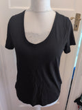 Nutmeg Essentials 12 Black Round Neck Short Sleeve T-shirt