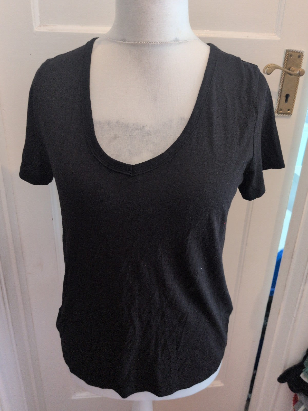 Nutmeg Essentials 12 Black Round Neck Short Sleeve T-shirt