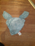 Brand New Ladies Cider Size Small Pale Green Turquoise Mesh Crop Top