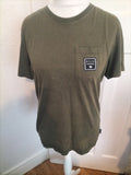 Mens Billabong Size Small Green Short Sleeved Tshirt