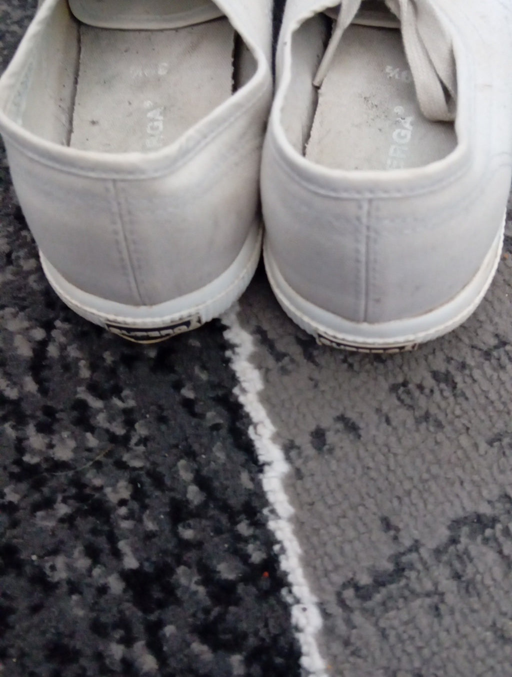 Ladies Superga Size 39.5 Beige Trainers Free Delivery