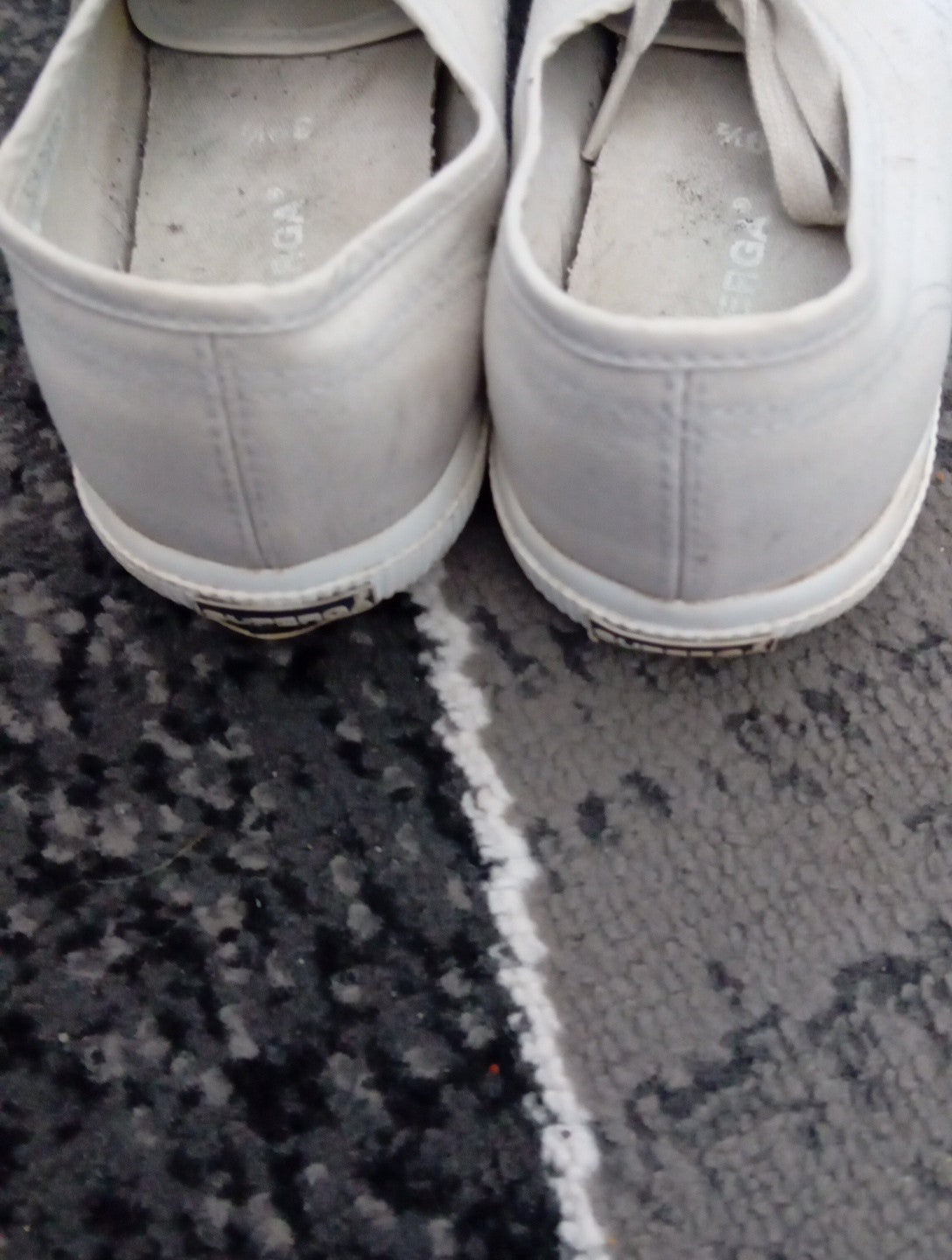 Ladies Superga Size 39.5 Beige Trainers Free Delivery