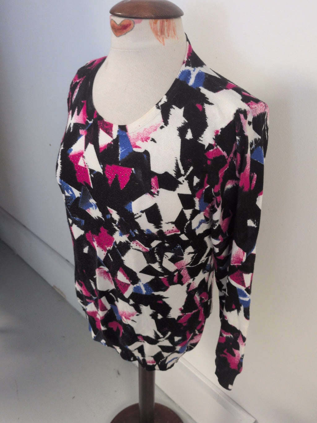 Mudflower M/L Black With Multicoloured Sequins Jumper