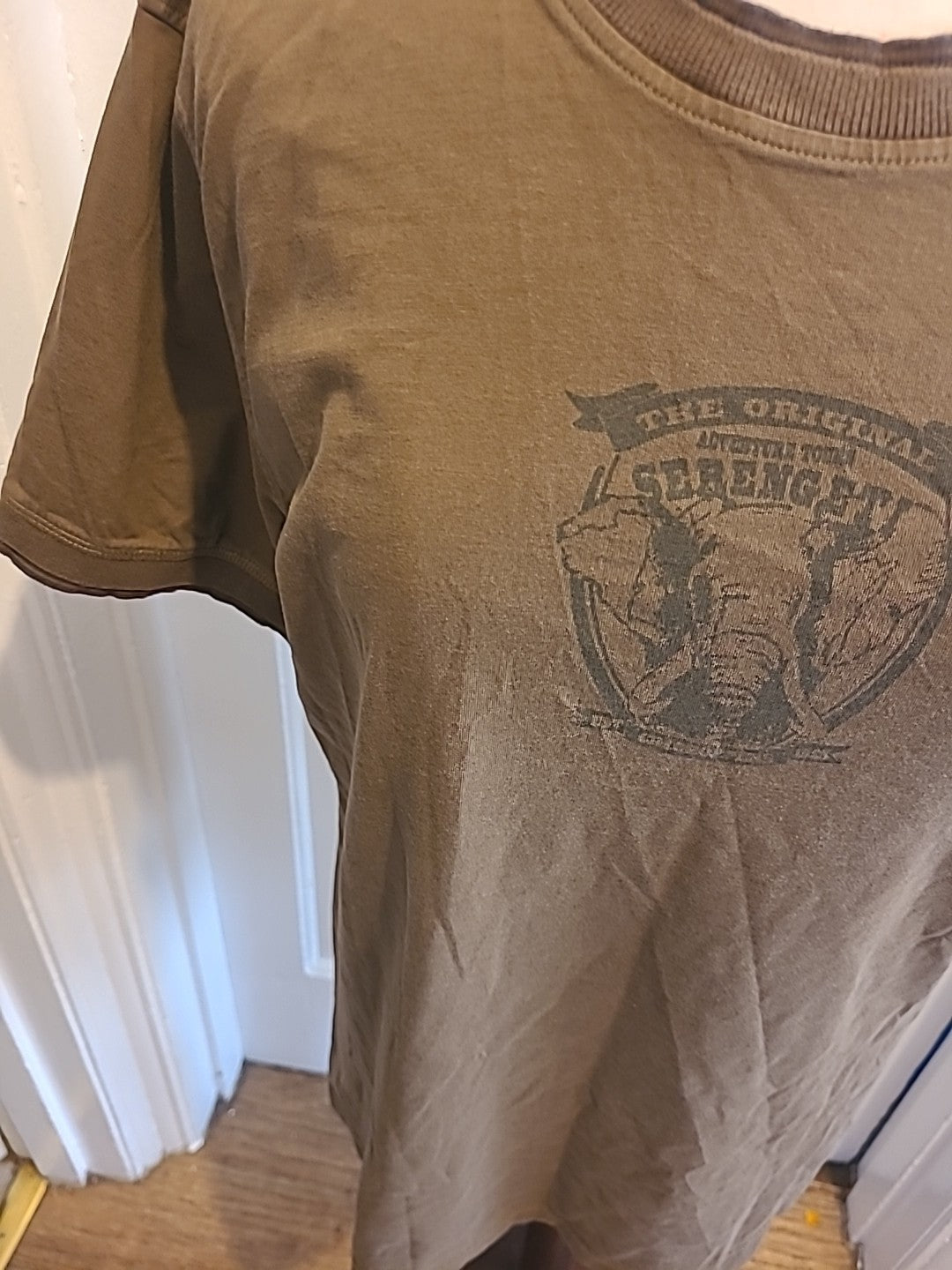Mens Craighoppers Size Large Brown Short Sleeved Tshirt