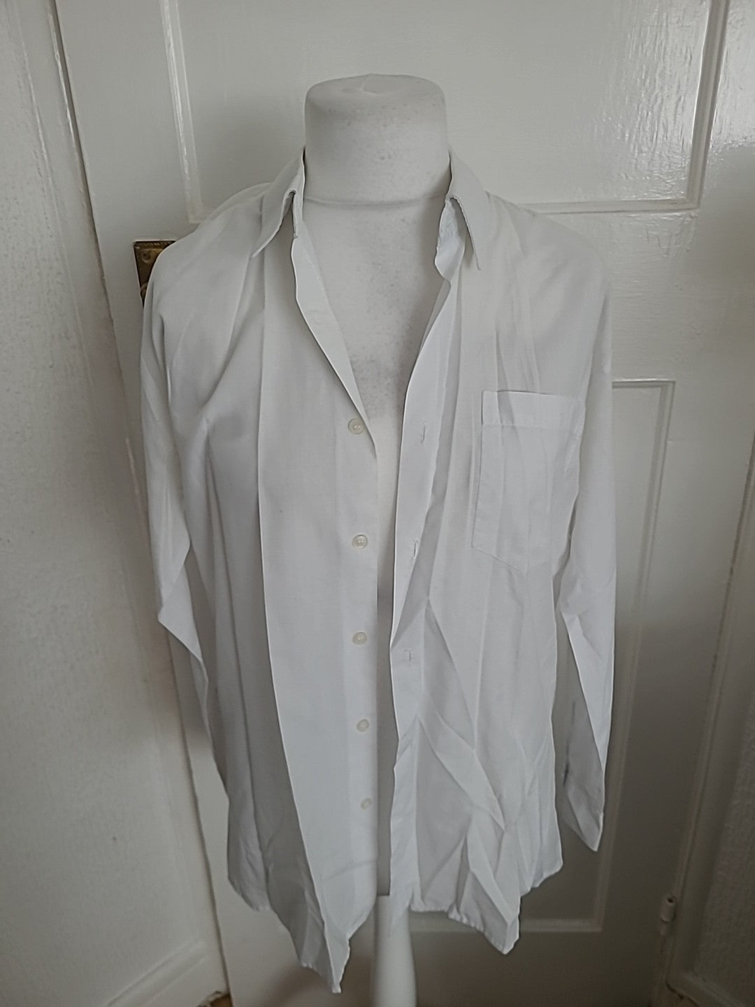 Mens Invicta Size Large White Shirt Long Sleeve