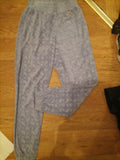 Ladies River Island Size Small Purple Patterned Elasticated Pyjama Bottoms