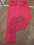 Large Pink Lightweight Elasticated Trousers