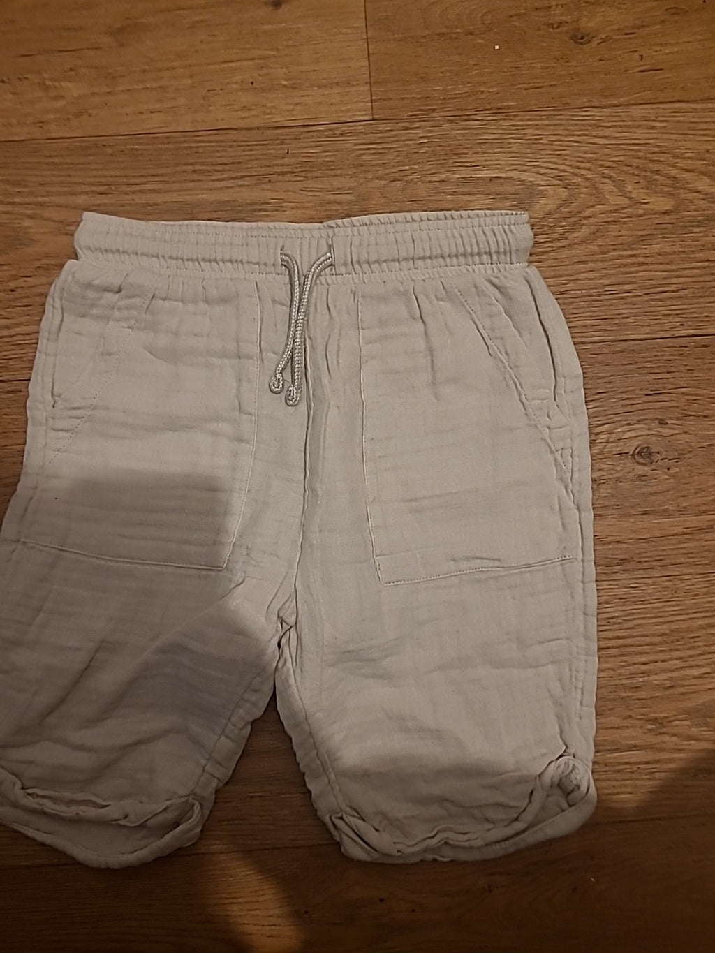 Boys George Age 6-7 Years Beige Elasticated Shorts