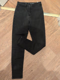 Ladies Marks And Spencer Size 10 Short Black Super Skinny Jeans