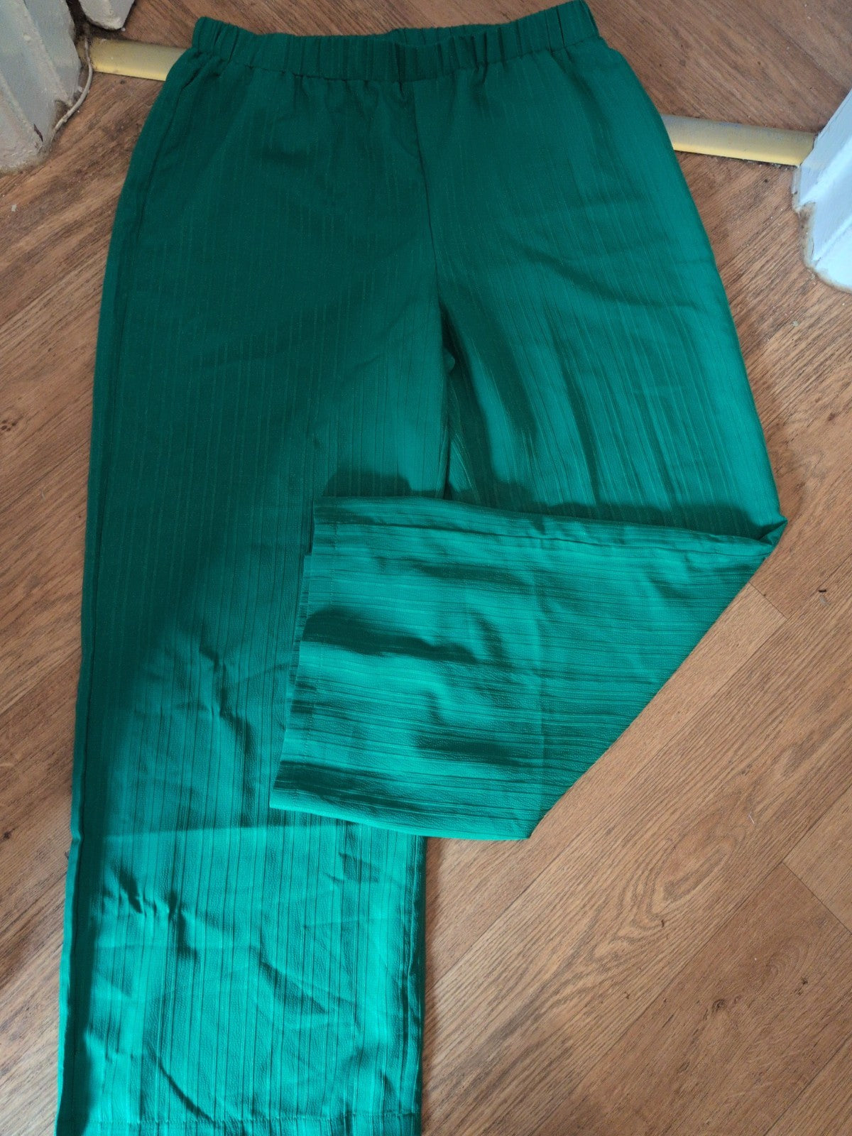 2XL Green Elasticated Trousers
