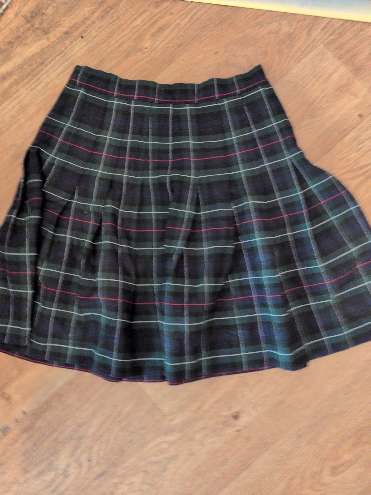 Winterbourne 28" Tartan Check Flare Skirt Knee Length