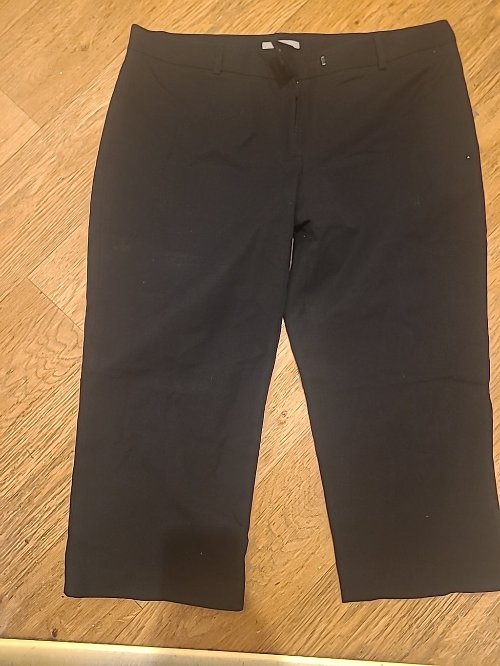 Ladies Marks And Spencer Size 18M Black Trousers