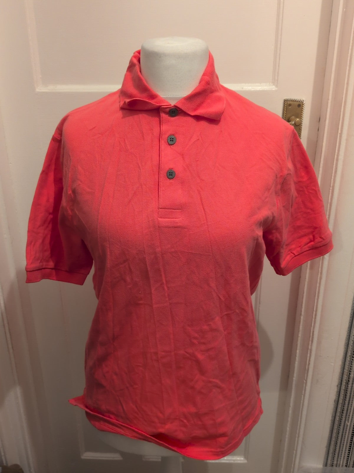 Mens Blue Harbour Size Small Real Cool Cotton Pink Polo