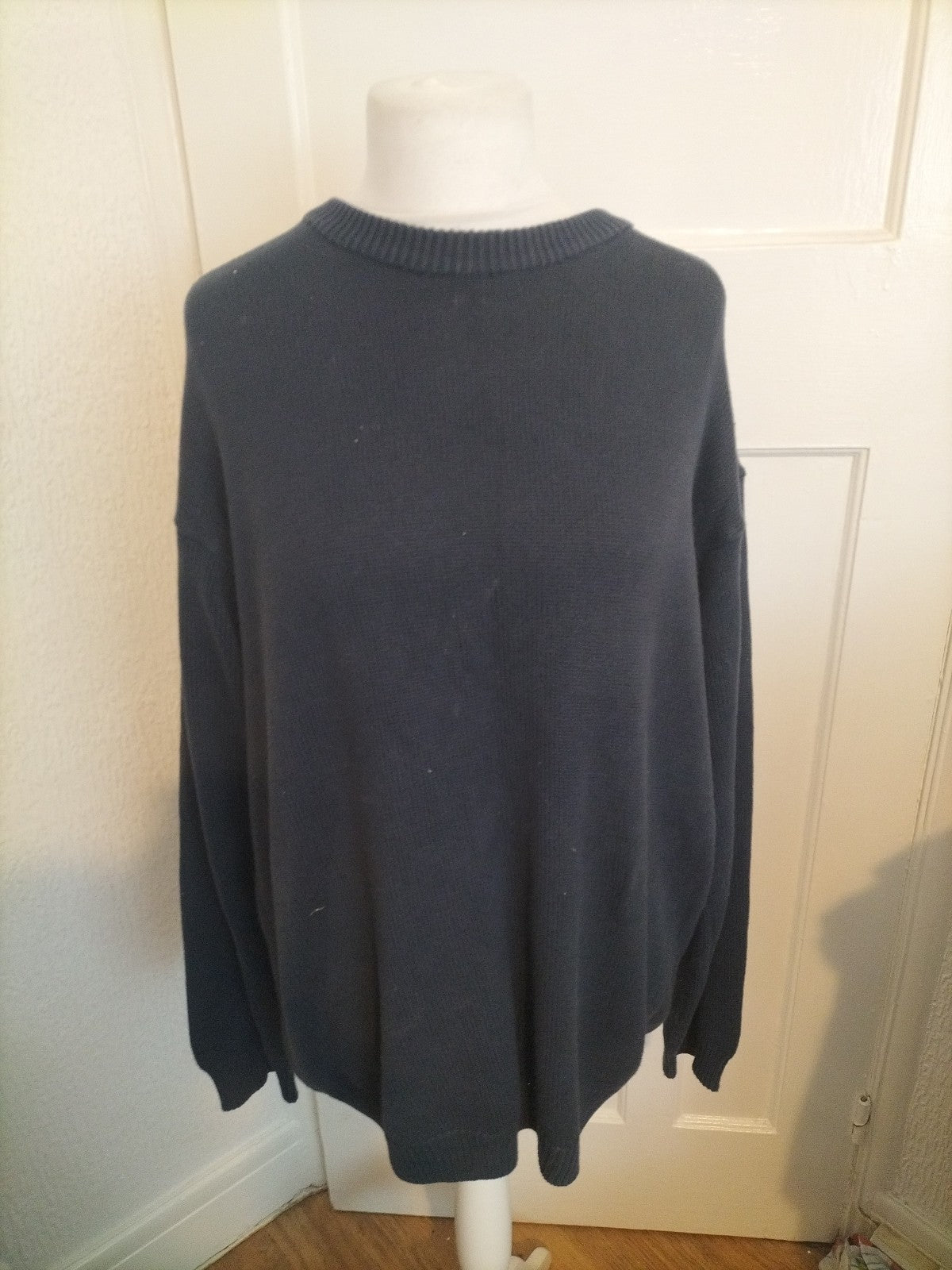 Mens St Michael Size Large Navy Pullover Jumper