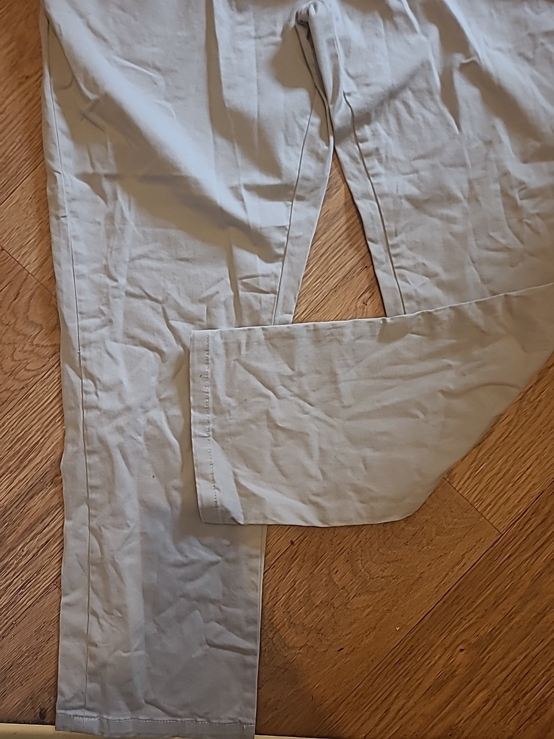 Mens Easy Size 40S Slim Fit Stone Chino