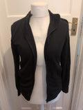 Ladies Crivit Size Small Black Collared Jacket Full Zip