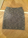 Ladies M&S Woman Size 10 Length 21 Inch Grey Fleck Lined Skirt