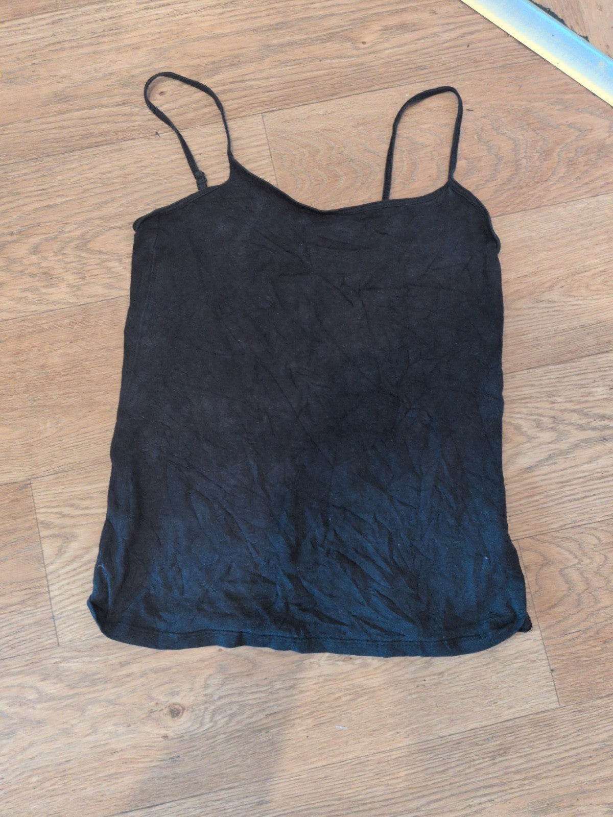 Primark Small 10-12 Black Stretch Cami