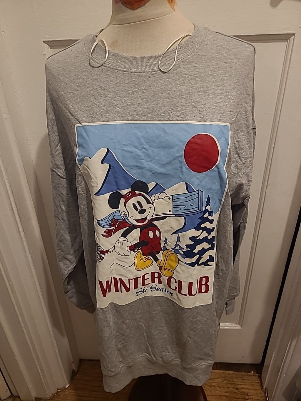 Ladies H&M Size Small Mickey Mouse Jumper Dress