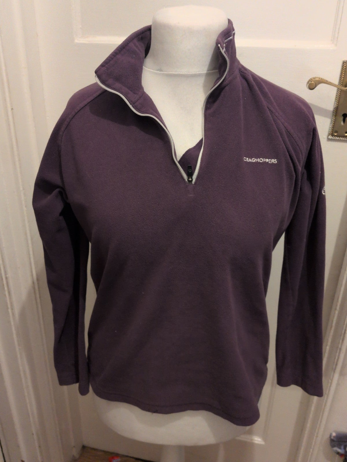 Ladies Craghoppers 12 Purple Collared Jumper