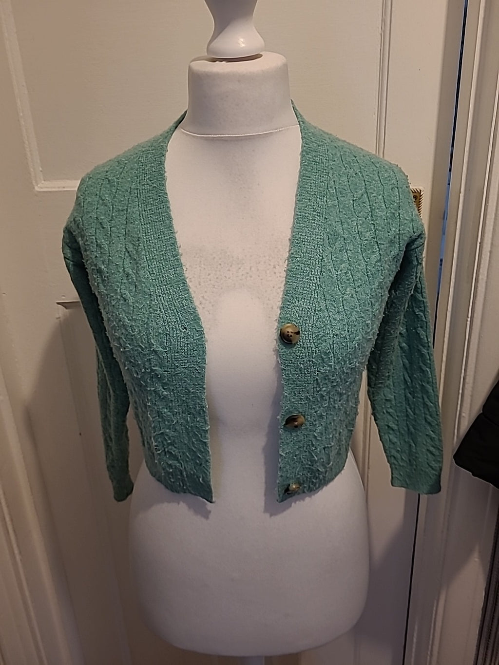 Girls Primark Age 10-11 Years Green Cardigan