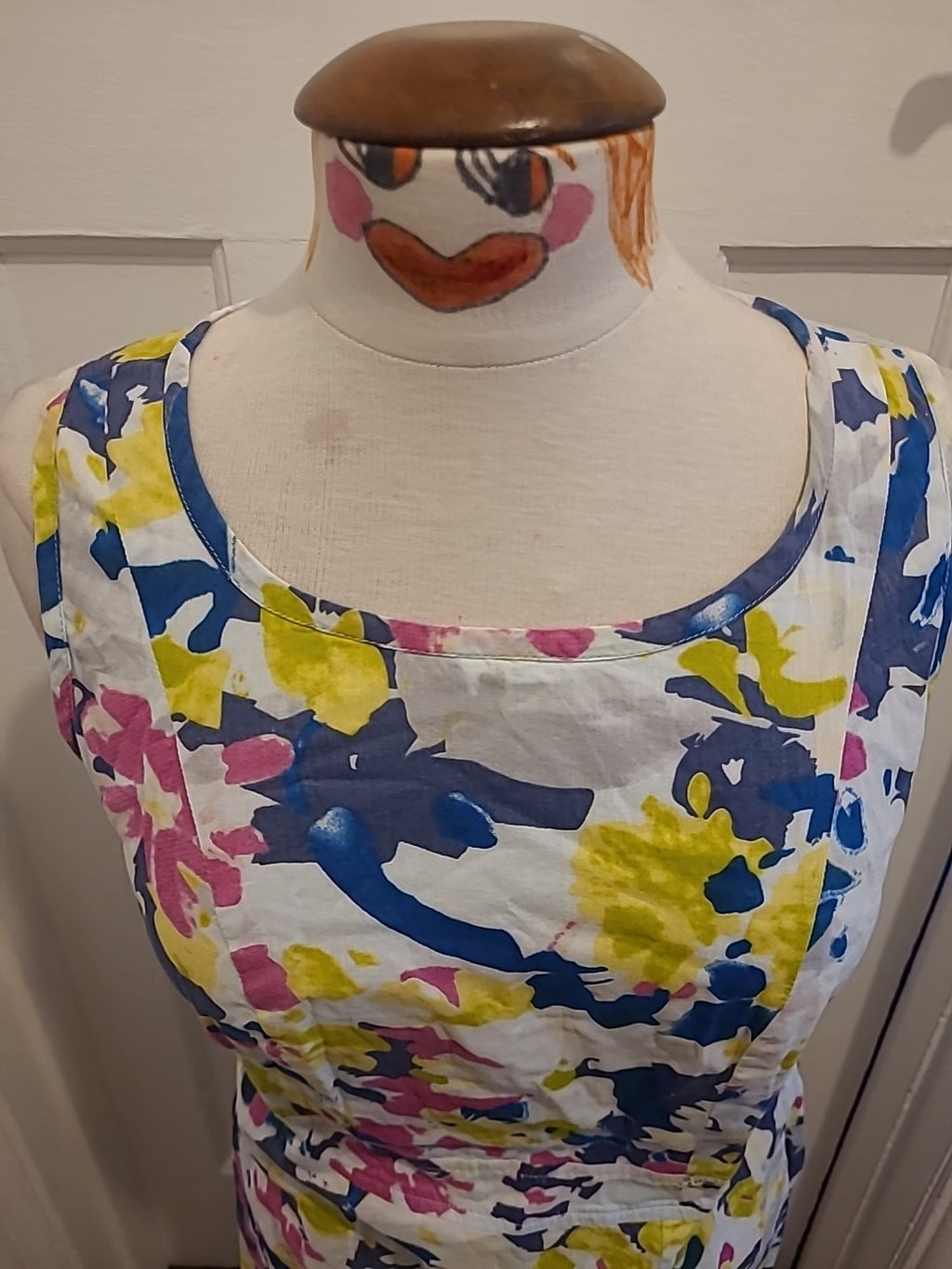 Ladies Adini Size Small Multi Coloured Sleeveless Dress