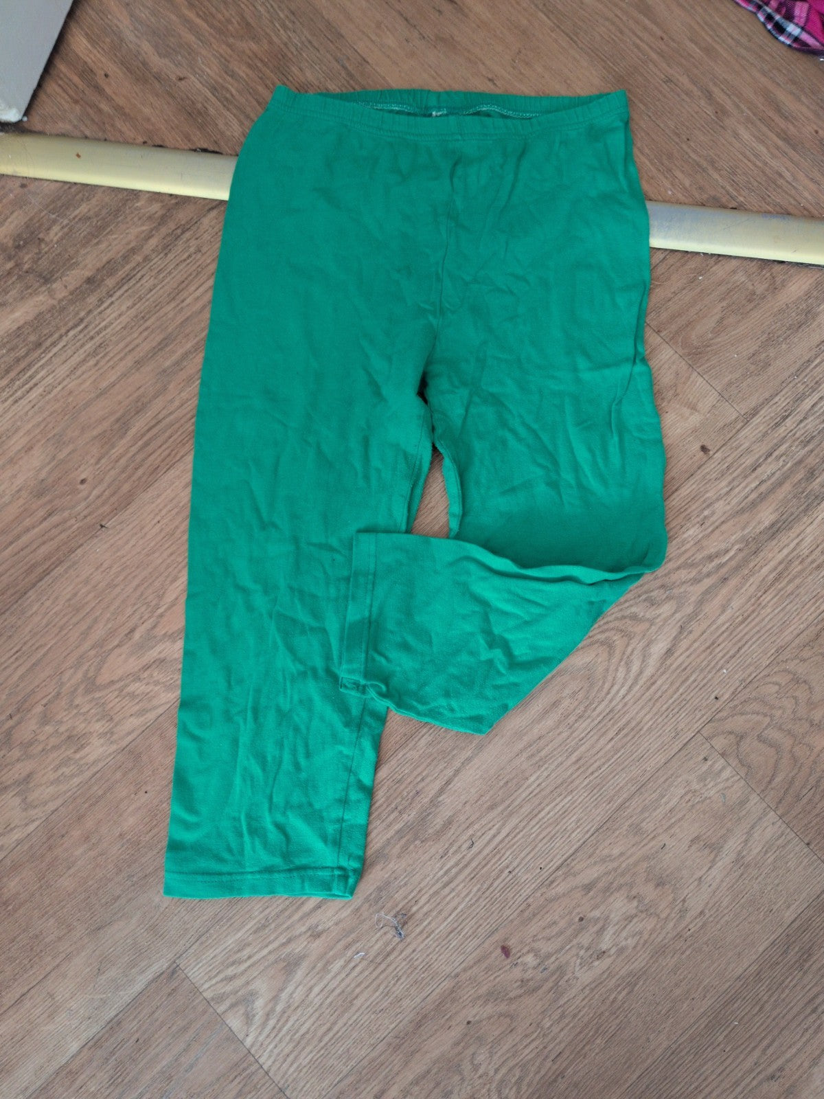 14 Green Crop Leggings