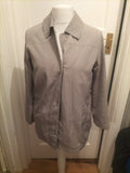 Ladies EWM Size 10 Grey Padded Lined Popper Fastening Jacket