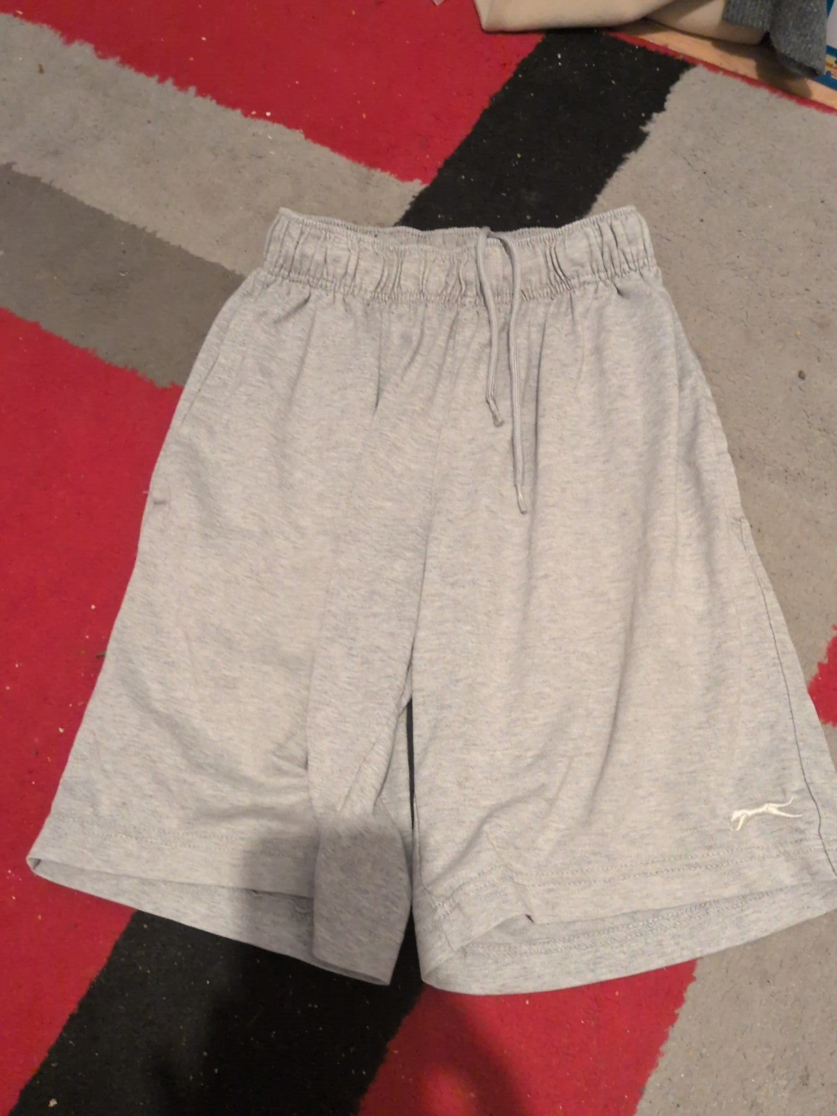 Slazenger Small Grey Elasticated Sweat Shorts