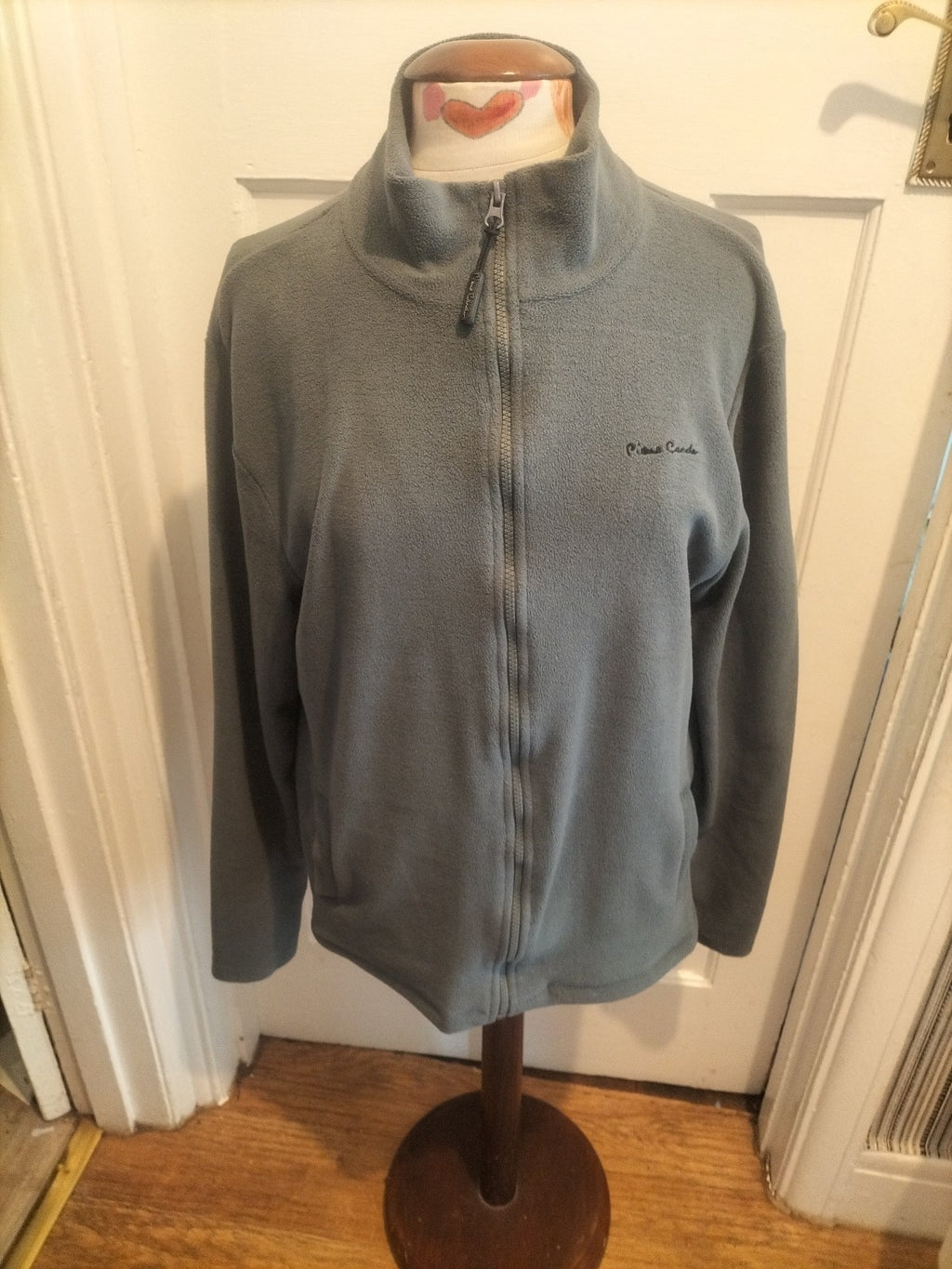 Mens Pierre Cardin Size Medium Grey Zip Through Jacket