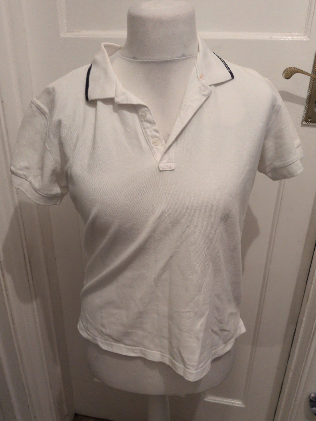 Papaya Sport Medium White Short Sleeve Polo