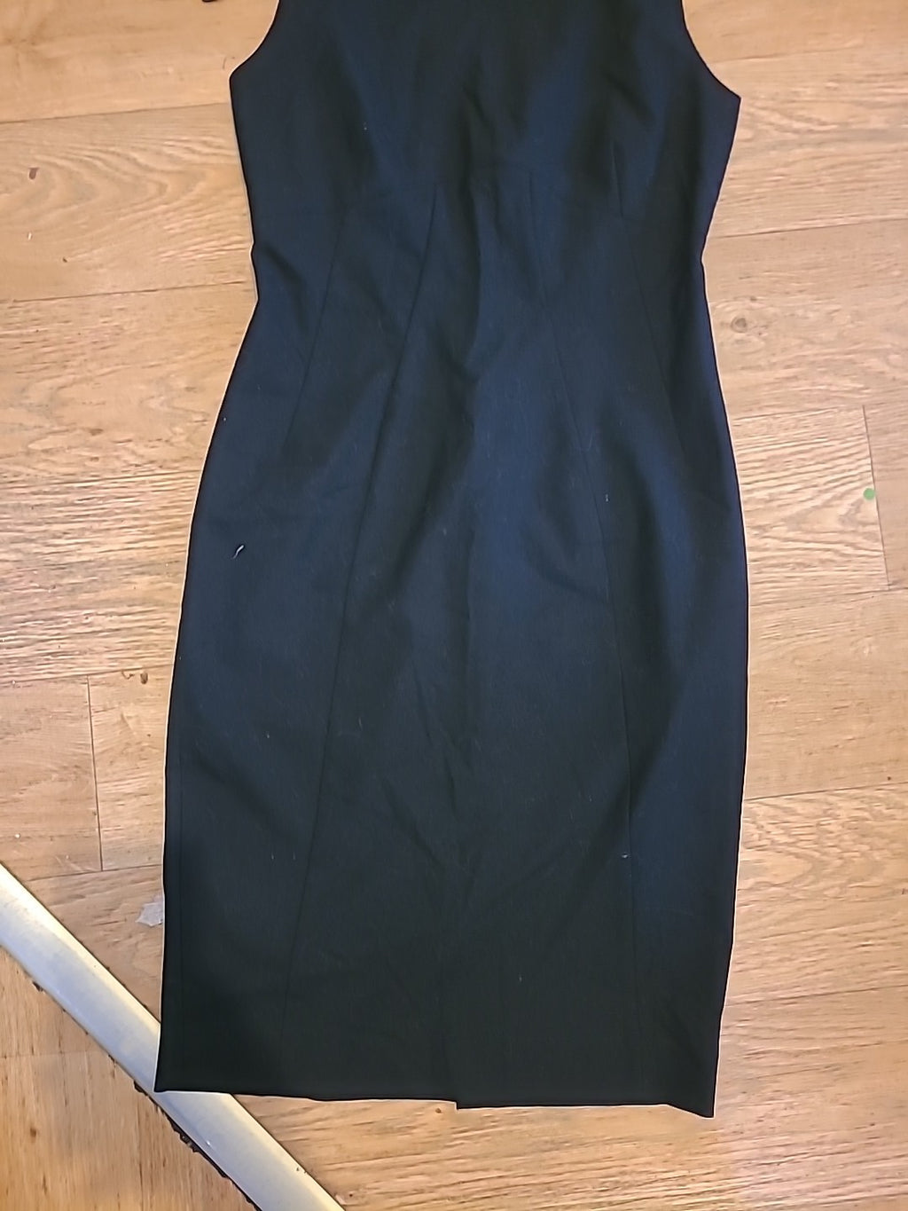 Ladies Zara Size Small Black Sleeveless Lined Pencil Dress