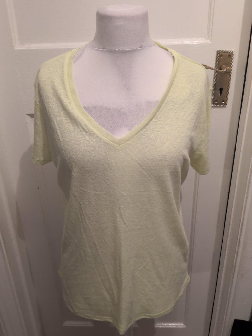 Ladies Papaya Size 14 Yellow Lightweight Short Sleeved Tshirt