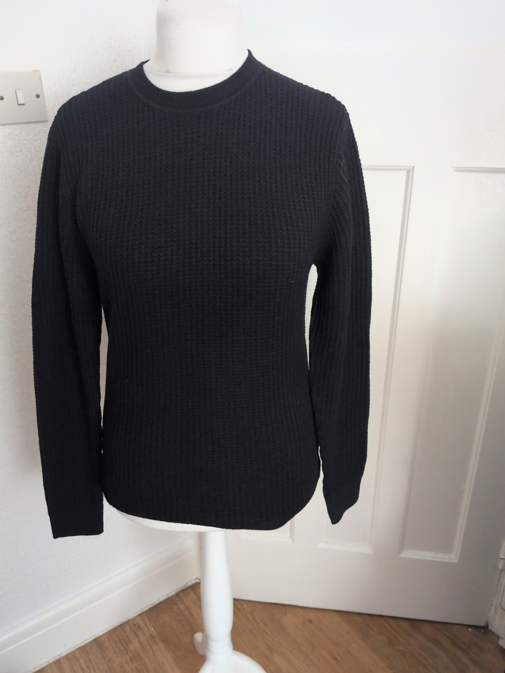 F&F Small Navy Long Sleeve Pullover Jumper