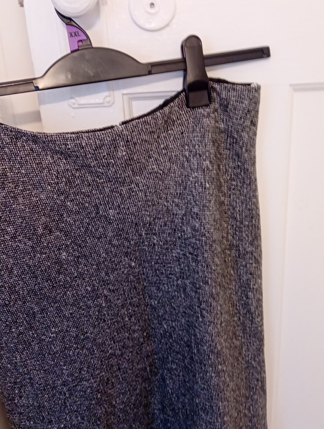 Ladies Next Skirt Size 12 Lined Grey/black/white