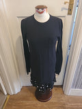 Ladies Next Size 10T Black Long Sleeved Dress