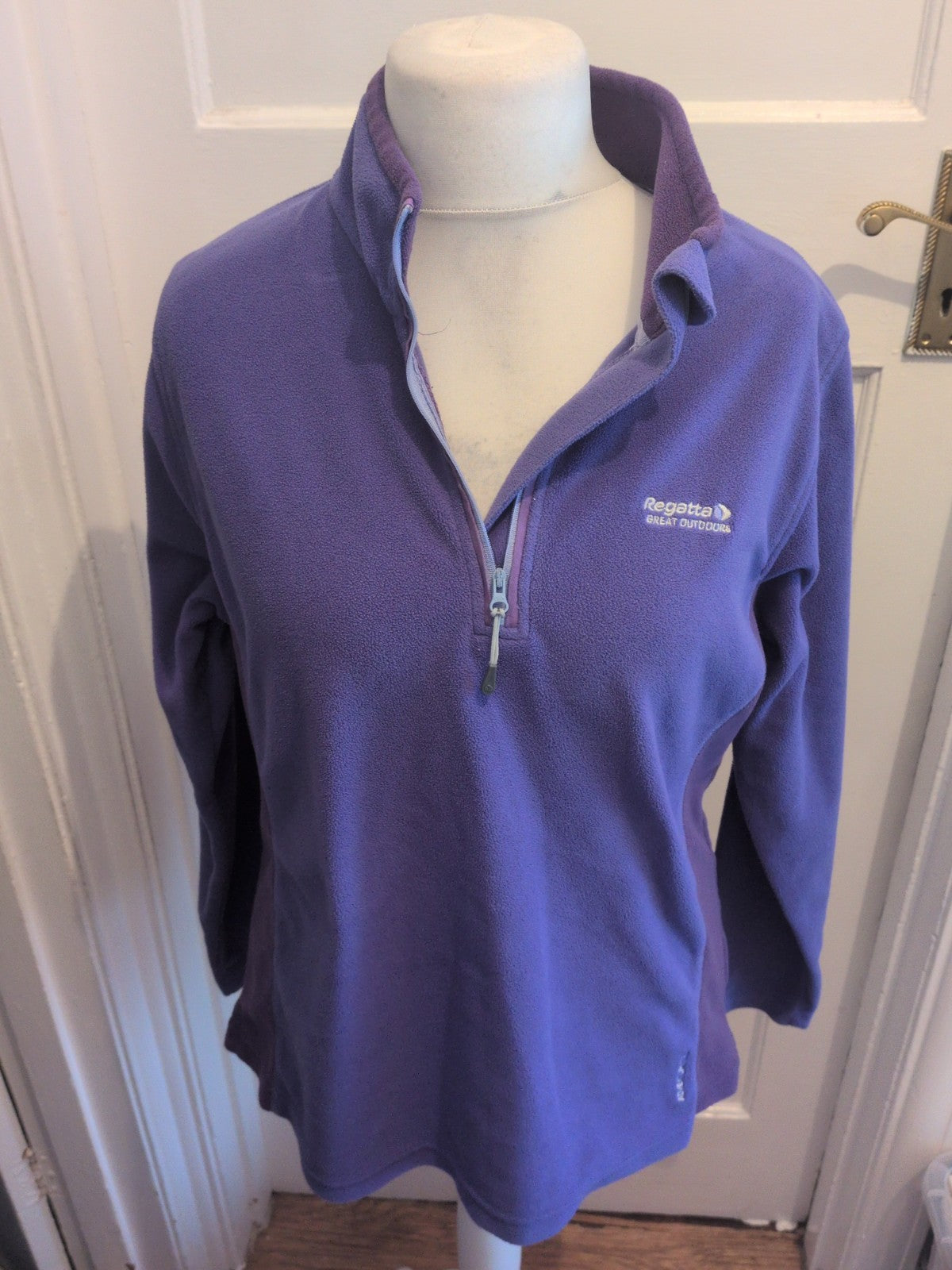 Regatta 16 Purple Collared Pullover Jumper