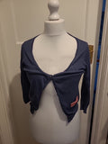 Ladies Blue Cardigan Size 10 White Stuff