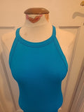 Ladies Primark Size 12-14 Blue Sleeveless Dress