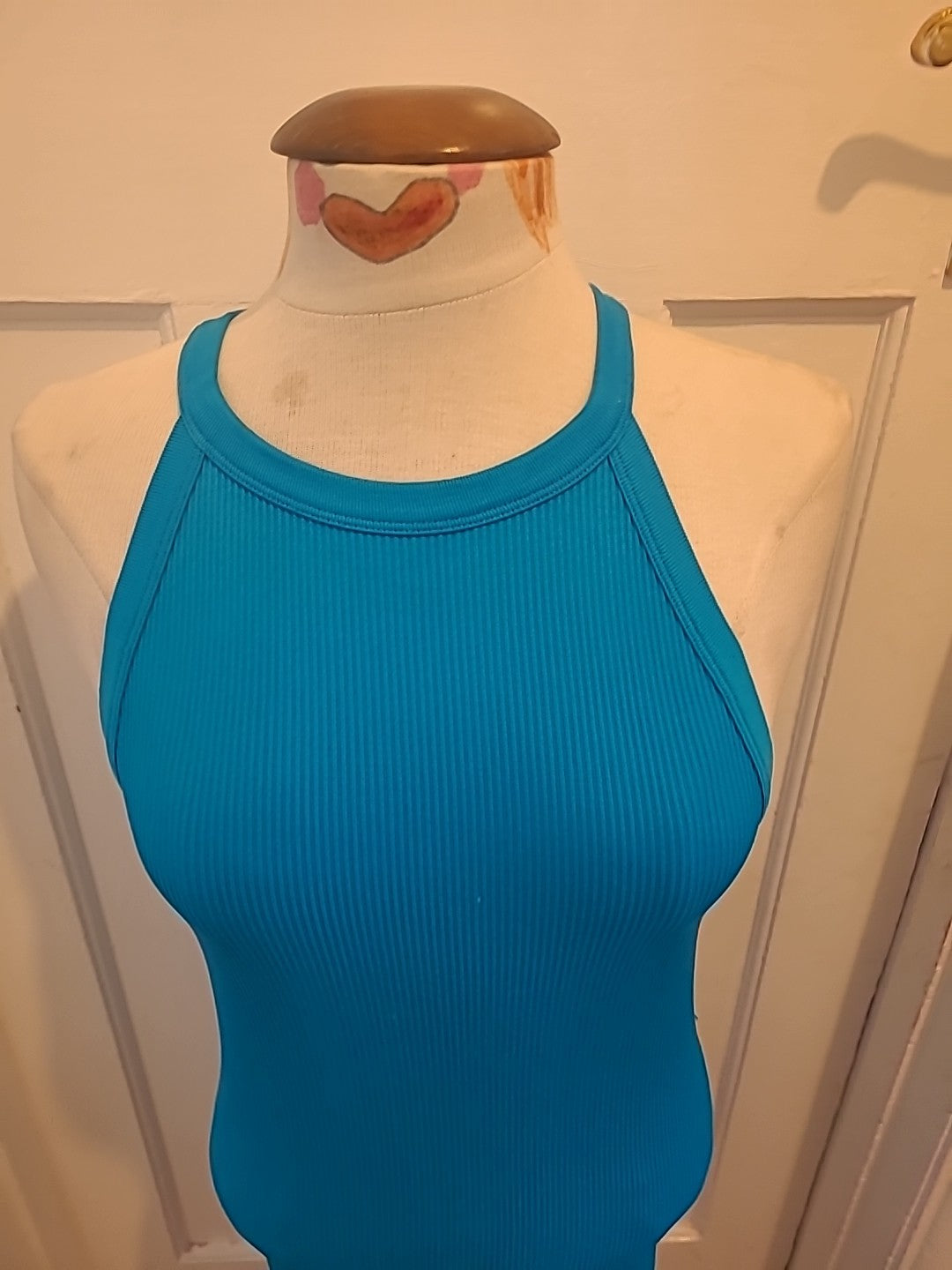 Ladies Primark Size 12-14 Blue Sleeveless Dress