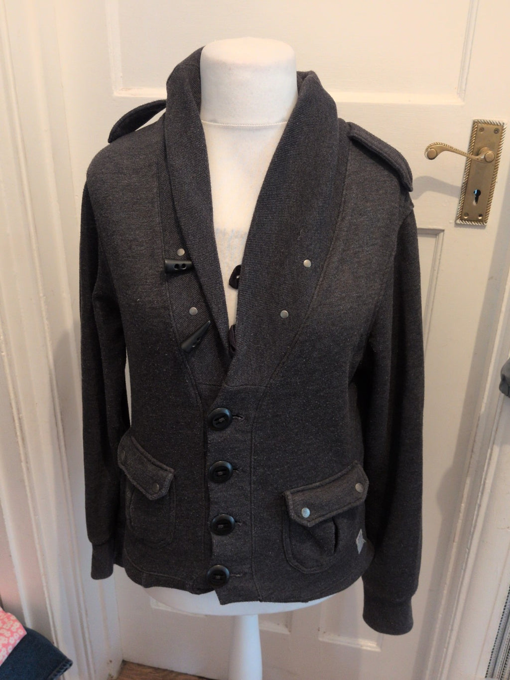 Rysd Small Grey Buttoned Jacket