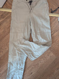 H&M Small Regular Fit Elasticated Stone Trousers