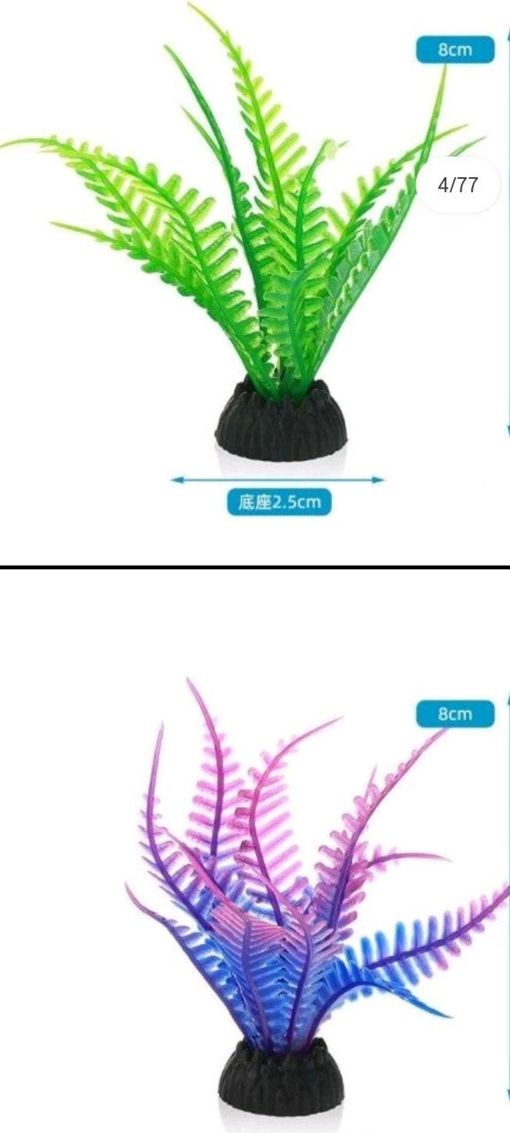 Brand New Aquarium Artificial Plants Mixed