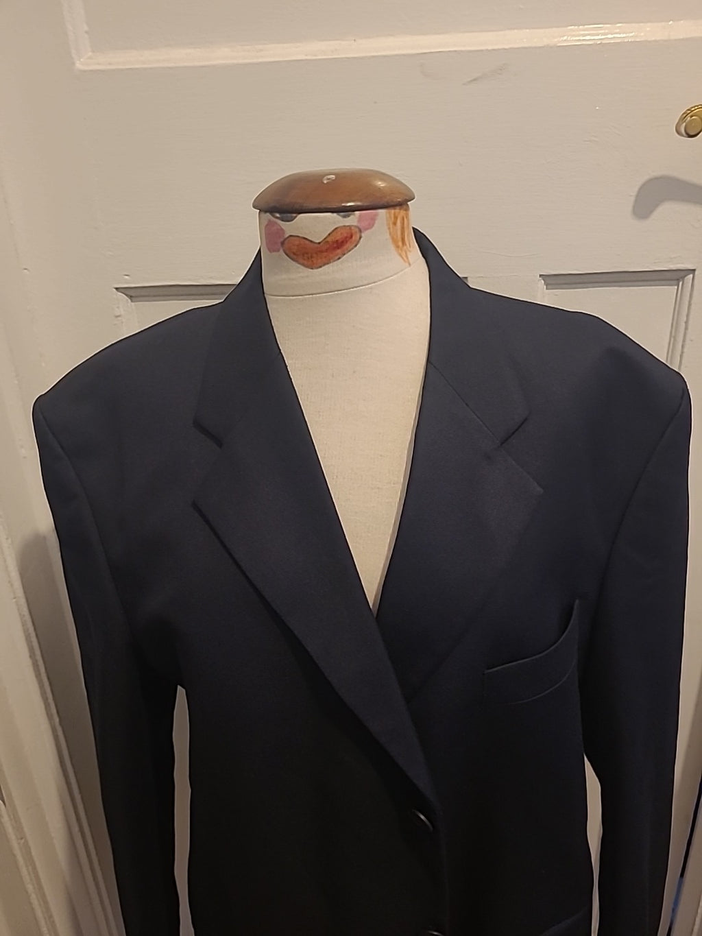 Mens Lincroft Size 44r Black Long Sleeve Padded Blazer
