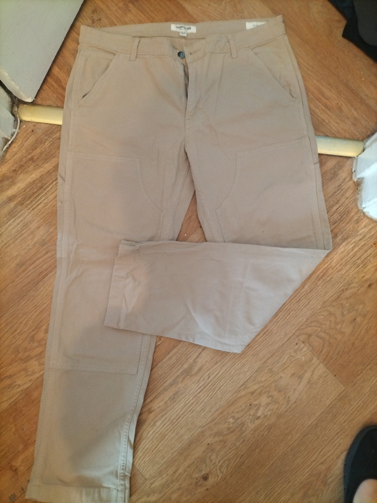 Goodthreads 35x28 Sand Stretch Canvas Chino Trousers