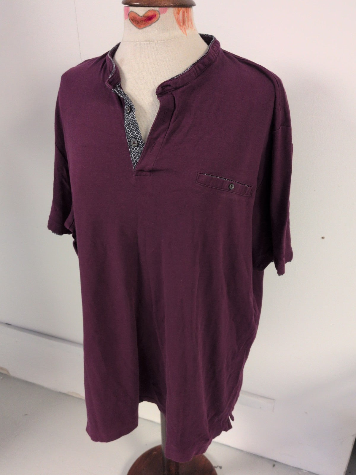 Next Signature 3XL Purple Short Sleeve Polo
